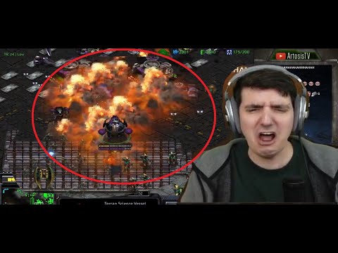 Biggest Mine drag Ever?? - Artosis Starcraft Remastered