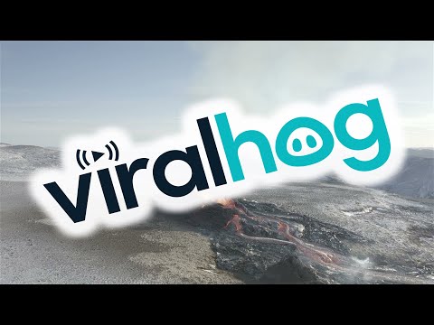 Newest Fissure of Fagradalsfjall Eruption in Iceland || ViralHog