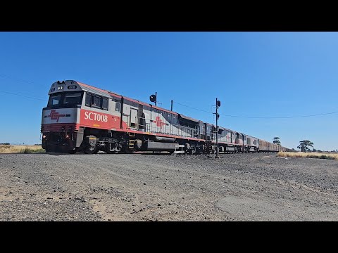 2PM9 SCT up "Dark Ghost" (SCT SCT CSR, 95P), Forrestfield to Laverton, 1655, 1/1/26, Dooen VIC 