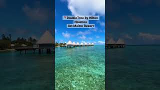 Amazing hotel overwater bungalow in New Caledonia 🌴🐠 #shorts #hotel