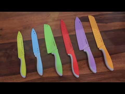 Cuisinart Colored Metallic 7-piece Knife Set