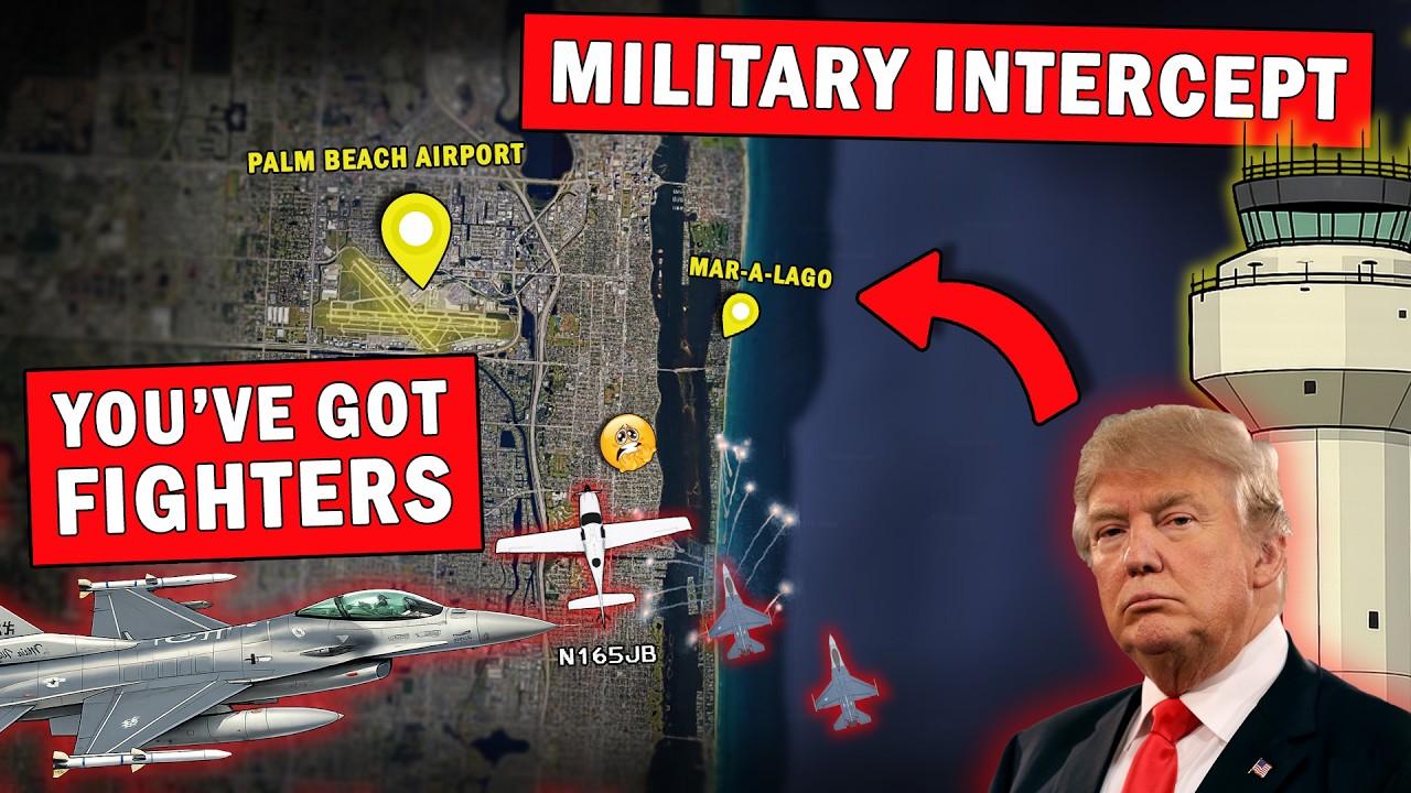 Plane Violating Trump TFR at Palm Beach | Fighter Jets Scrambled!