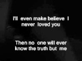 NO ONE WILL EVER KNOW, LARRY SPARKS, LYRICS