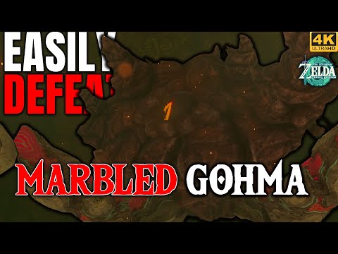 Easily Defeat MARBLED GOHMA! (Fire Temple) | Tears of the Kingdom