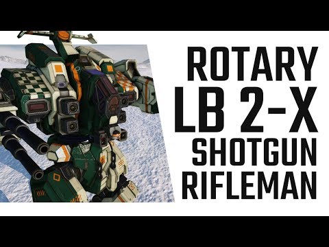 The Rotary LB 2-X Rifleman - Mechwarrior Online The Daily Dose #361