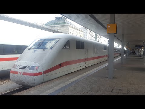 ICE 1 in Mannheim Hbf: ICE597 München Hbf