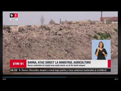 BARNA, ATAC DIRECT LA MINISTRUL AGRICULTURII_Stiri B1_27 mai 2021