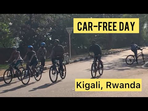 EXERCISE DAY in Kigali, Rwanda aka “Car-Free Day”