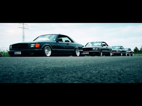 SLAM | Mercedes 560 SEC & W126 SOUND and DRIVE BY compilation