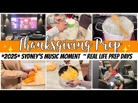 A COUPLE DAYS OF THANKSGIVING PREP + SWEET HOME THEATER MOMENTS WITH SYDNEY 🦃🎶✨