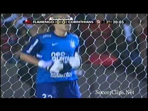 Adriano - Flamengo 1x0 Corinthians - Libertadores 2010