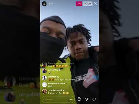 Shy Glizzy pulls up around 37th and shows luv to No Savage and Young Jose