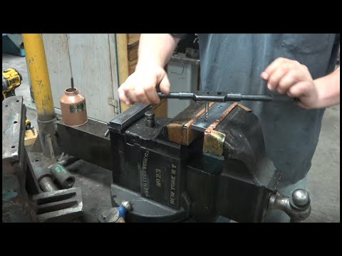 Making copper soft jaws for Wilton vises