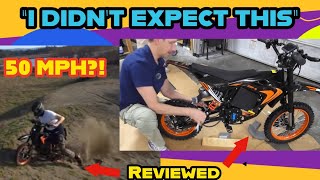 This e-dirtBike Hits 50 MPH… 😳 | Aipas S1 AMP unboxing and Review