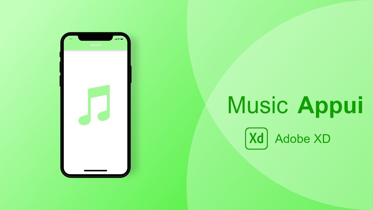 Music app UI-UX Design in Adobe Xd! | smooth Transform + Auto Animate