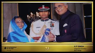 EOY 2022 Lifetime Achievement Award winner K.P. Singh, Chairman Emeritus, DLF Group