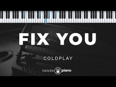 Fix You - Coldplay | KARAOKE PIANO