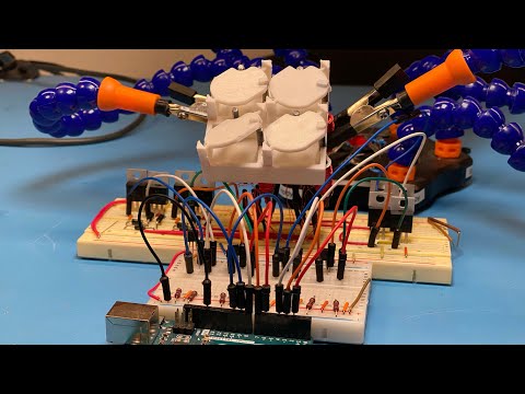 3D Printed Flip Dot Display #4 - Multiplexing H-Bridges