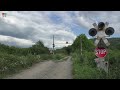Trecere La Nivel Cu Calea Ferată Zam 2 RO 30 7 2025 Žel Přejezd Romanian Railroad Crossing