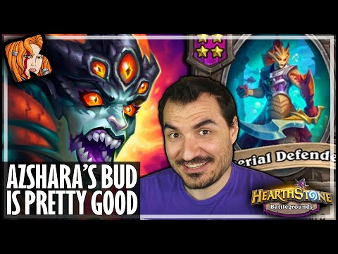 AZSHARA’S BUDDY IS SO BROKEN! - Hearthstone Battlegrounds