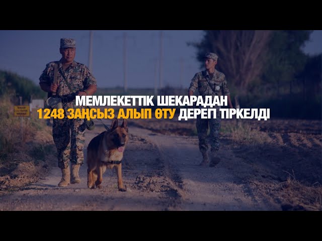 Мемлекеттік шекарадан 1248 заңсыз алып өту дерегі тіркелді