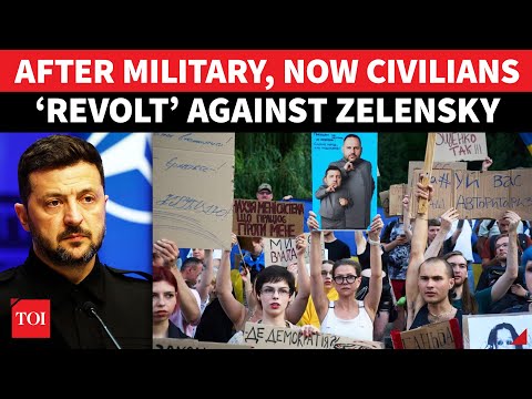 'Zelensky Is Criminal': Ukrainians Erupt In Anger In Kyiv Amid ‘Rebellion’ In Military | Watch