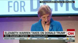 Elizabeth Warren calls donald Trump 'insecure money-grubber'clip news