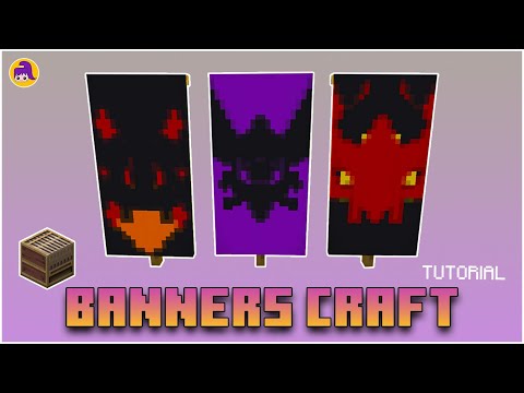 Chado Moon - How to Craft Banners "Demons" - Minecraft tutorial