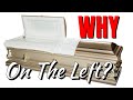 At a Open Casket Funeral, Why is the Head Always Laid to the Left Side?