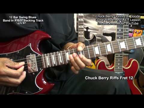 How To Play Chuck Berry Electric Guitar Riffs IN ANY KEY FunkGuitarGuru Funk