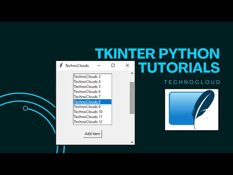 Scrollbar In Tkinter Python Tkinter Tutorials In Urdu
