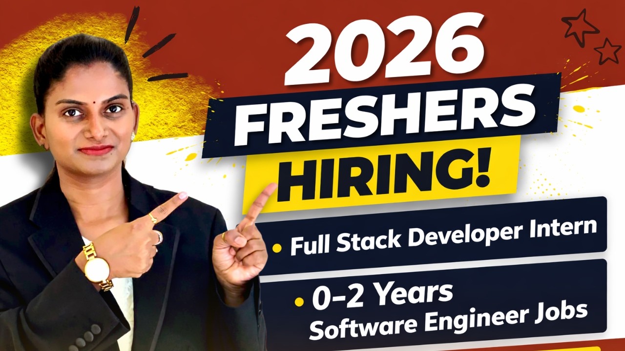 2026 Freshers Hiring | Full Stack Developer Intern & Software Engineer | 0-2 Years Experience IT Job