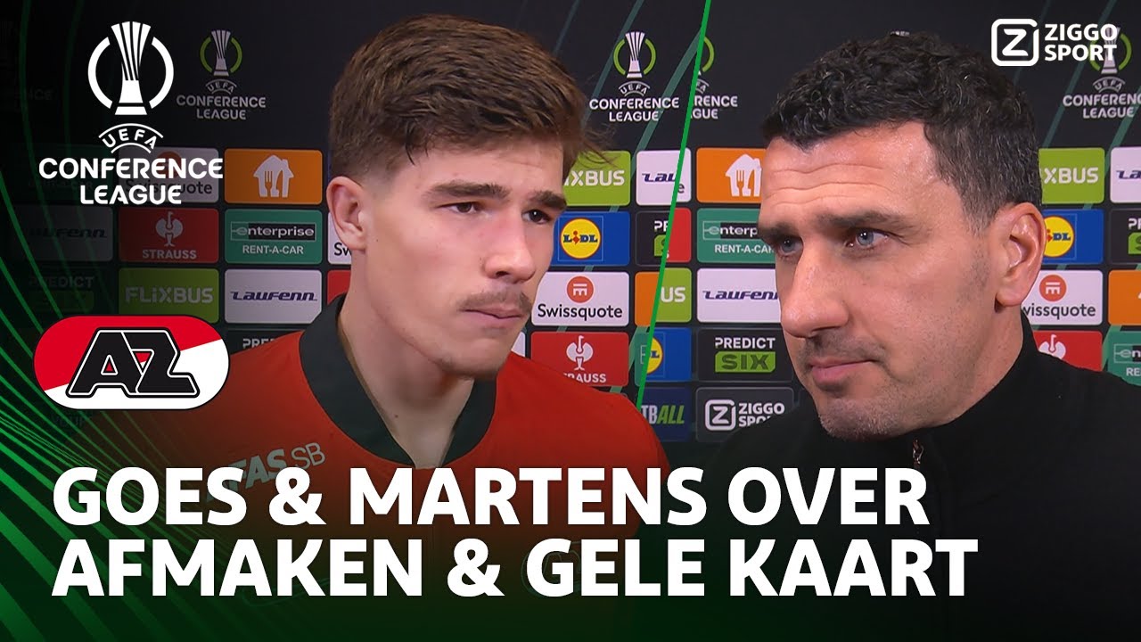 “Door de start van de Conference League loop je achter de feiten aan” 😤 | Interview Goes en Martens