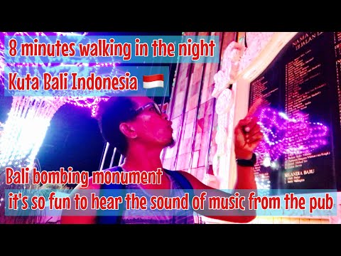 Kuta night walk 4th January 2022 || feels like in the normal night here with all the music 🎶 #kuta