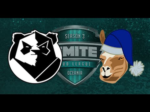 SMITE OPL S3 Winter Week 5 - Team Pandamonium VS Llamas in Pyjamas Game 1