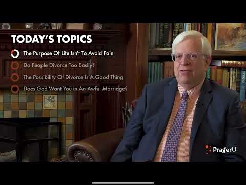 Dennis Prager Fireside Chat #246 Better to have married & divorced than to never have married at all