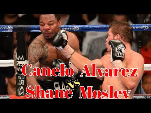 Saul Canelo Alvarez Contra Shane Mosley highlights