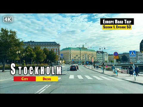Driving in Stockholm - Beautiful Scandinavian City | Europe Road Trip, S1 Ep53