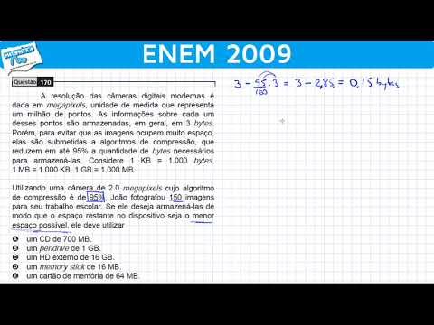 170 - ENEM 2009 - QUESTÃO 170 - Matemática Rio com Prof. Rafael Procópio.