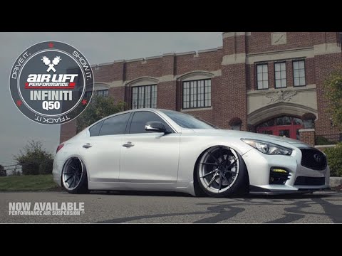 NEW Infiniti Q50 (AWD/RWD) kits from Air Lift Performance