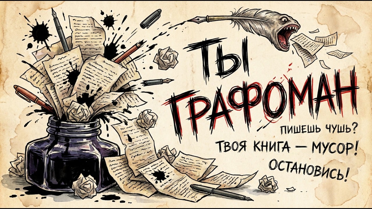 ТЫ ГРАФОМАН! (И вот почему) / лит.подкаст
