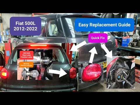 Fiat 500L - How to Change Your Brake Light Bulb