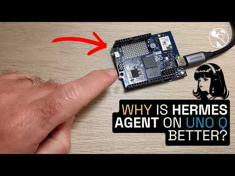 Why is Hermes Agent on Uno Q just better?