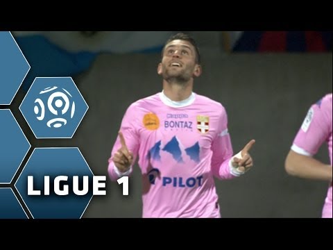 But Cédric CAMBON (49') - EA Guingamp-Evian TG FC (0-1) - 08/03/14 - (EAG-ETG)