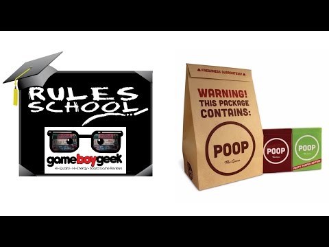 Learn How To Play (Rules School) Poop the Game with the Game Boy Geek