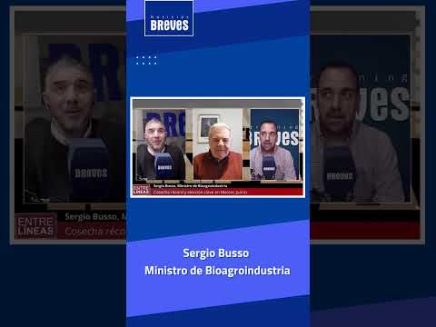 Sergio Busso, Ministro de Bioagroindustria