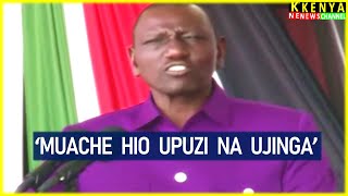 Ruto ANGRY speech today during Labour Day Celebrations at Uhuru Gardens