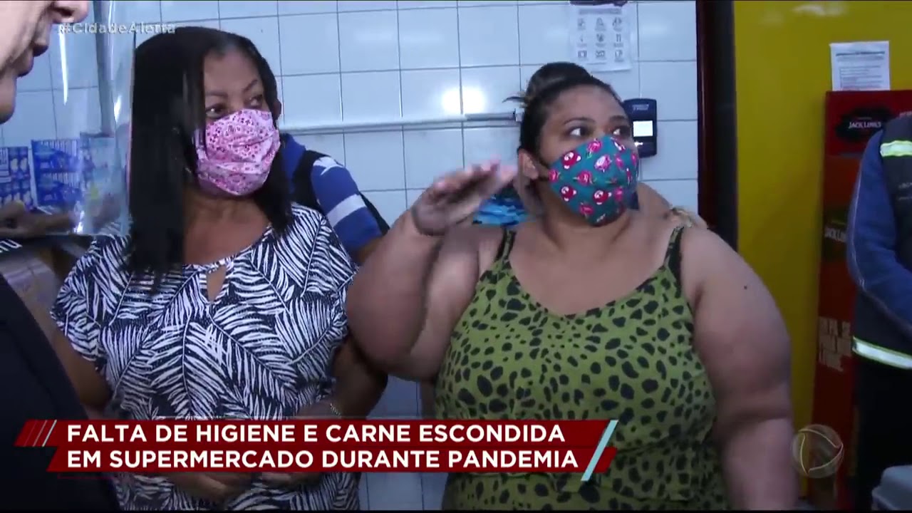 BLITZ - CARNE ESCONDIDA E FALTA DE HIGIENE EM SUPERMERCADO NA ZONA LESTE