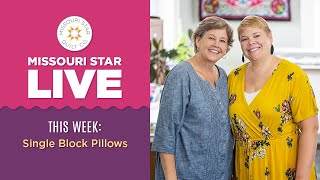 REPLAY: Join Jenny and Natalie as they teach you how to turn any single block into a pillow!