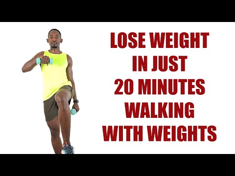 20 Minute Easy Walk at Home Exercise for Weight Loss 200 Calories